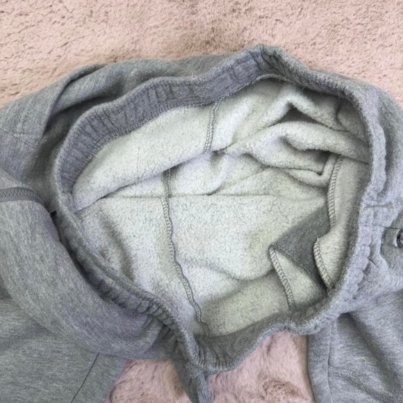 U.S. Polo Assn. heather gray fleece jogger sweatpants - Picture 6 of 8